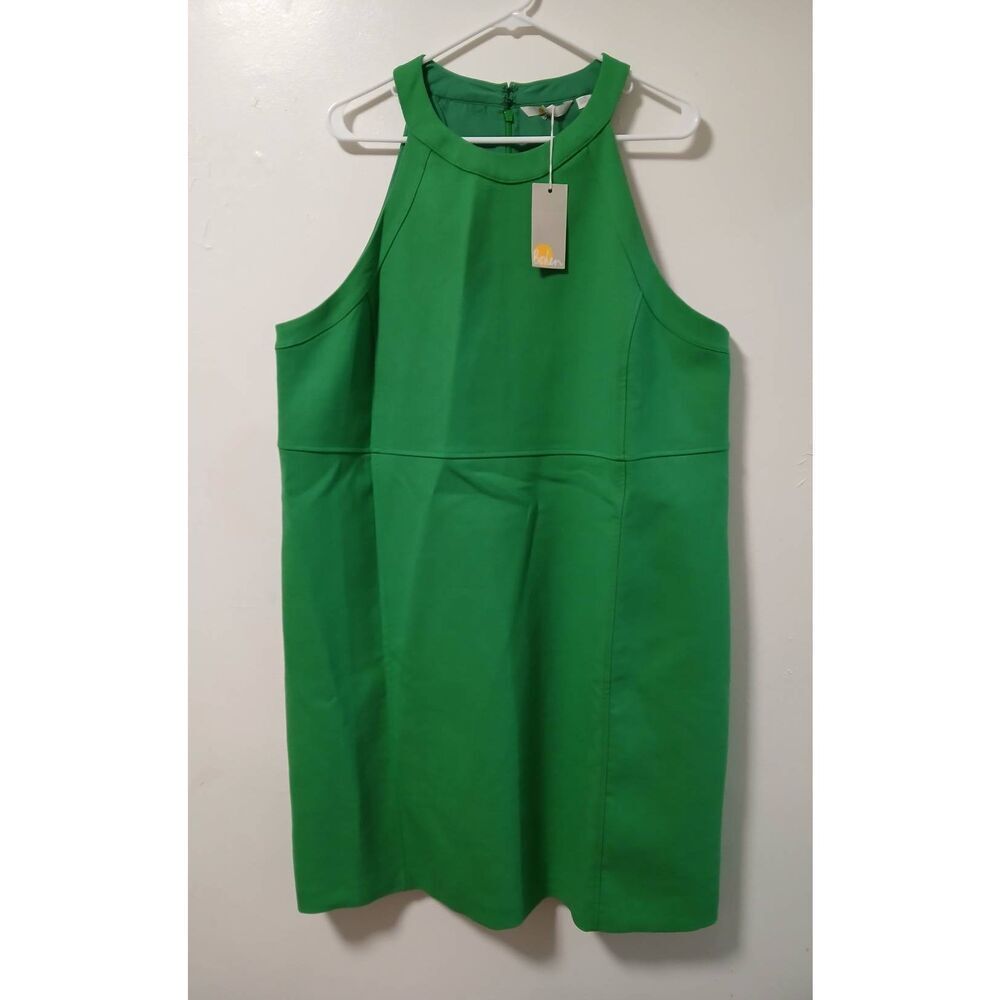 Boden Green Midi Dress